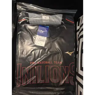 中華職棒統一獅隊 UniLions 統一獅 2024 MIZUNO 美津濃 球員版練習T恤 錘紋灰 統一獅球員同款球員版