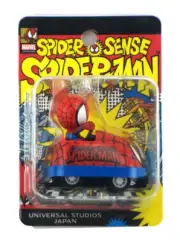 Spider-Man Mini Pull Back Zip Car Universal Studios Japan Marvel New from 2012
