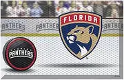 FANMATS 19146 Team Color 19" x 30" NHL - Florida Panthers Scraper Mat 19"x30" - Puck