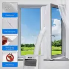 Portable Seal Vent Kit For Air Conditioner Window Hose Sealing Cloth Airlock