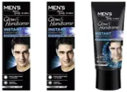 3 x Glow & Handsome Instant Brightness Cream for man 50 Gram Cream free shipping