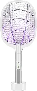 HORIZONHUB-Electric Bug Zapper Racket – High-Voltage Mosquito & Fly Swatter with USB Rechargeable Battery | Handheld Insect Killer for Indoor & Outdoor Use
