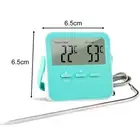 LCD Digital Temperature Meter Wide Range Temperature Alarm Home Thermometer
