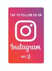 Contactless Writable Sharing NFC Card - Instagram Design - NTAG215