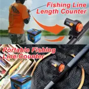 Fishing Line Counter 0-999m Portable Fishing Line Depth Finder Length Gauge Fish