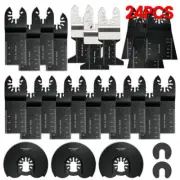 24x Saw Blade Cutter Oscillating Multi Tool Blades for Dewalt Fein Wood Metal ☏