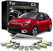 LED Interior Light Bulb Kit, For C3 I II III FC/FN SC SX Picasso 2002-2016 2017 2018 2019 2020 Car Dome Map Lamp