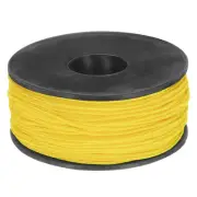1.18mm x 164 Feet Paracord Micro Cord Rope 100 LB Braided Cord, Yellow