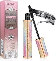 Mascara Cream Waterproof, Intense Length, Beauty Big Eye, Volume & Definition, No Smudging, No Clumping Lasting All Day, Black, Dermatologist & Ophthalmologist Tested