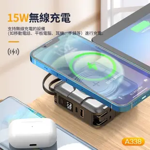 ASPOR 多功能行動電源 10000mAh/ 淺紫