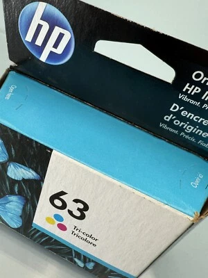 Genuine HP 63 Tri-Color Ink Cartridge | STILL SEALED! - Expired 3/2021