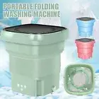 Portable Folding Mini Washing Machine Bucket Laundry Machine for Socks Underwear