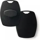 Pack of 2 Silicone Body Shower Brush Scrubbers Flat Shower Brush Gentle Exfoliat
