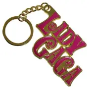 Lady Gaga Swirly Logo Keychain