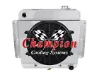 RR 3 Row Radiator,14" Fan,Shroud-1962-1967 Chevrolet Chevy II Nova V8 Conv