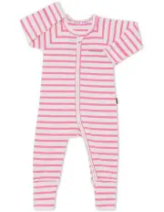 [Bonds] Baby Wide Needle Rib Zippy in Pink
