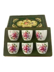 Royal Crown Derby Egg Cups Original Box New Six