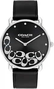 [COACH] Elliot Black Calfskin Black Dial Women's Watch
