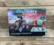 Discovery Mindblown 12 in 1 Solar Robot STEM 190 Piece Science Tech Creation Kit