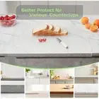 Clear Chopping Board Textured over The Counter Nonslip Mat Transparent Cutting