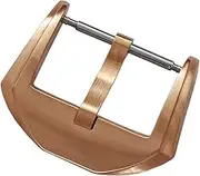 Bronze Buckle 22 Tongue Buckle Fully Brushed 22mm 3.0 Watch Buckle Suitable for Leather Rubber Strap Watch Acessories Clasp Clasp