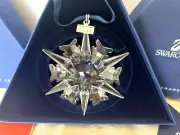 Swarovski Annual 2002 Limited Edition Crystal Snowflake Christmas Ornament NEW!