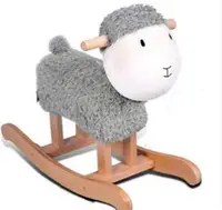 在飛比找樂天市場購物網優惠-蘭姆羊實木兒童搖馬木馬兒童搖搖馬玩具搖搖椅禮物
