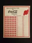 Vintage Coca-Cola Punch Board • Win A 24 Bottle Case Of Coca-Cola For 5 Cents