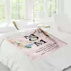 Mom Blanket Mother Day Blanket Printed Blanket Throw Blanket Soft Blanket for