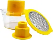 WeiLaiKeQi Corn COB Stripper Cutter with Built in Cup Grater Gadget Corn Peeler for Corn on The COB Remover