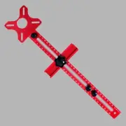 3in1 Aluminum Router Jig Circle Cutting Groove Bracket Wodworking Tool with base