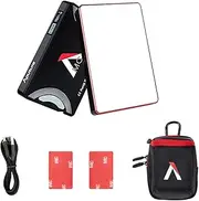 Aputure AL-MC RGB On-Camera Video Light, TLCI/CRI 95+, 3200-5600K Adjustable, 0-100% Stepless Dimming, 9 Pre-Programmed Lighting Effect Mode, Wireless App Control