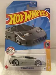 2022 Hot Wheels #65 1994 Bugatti EB110 SS Silver HCX91 Turbo BOX SHIPS