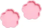 2pcs Food Grade Silicone Baking Tray Cherry Blossom Cake Mold for Easy Baking Nonstick Design Present