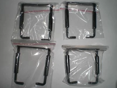4 PCs Brand New Black Violin Chin Rest Clamp Screw 3/4 To 4/4 Fiddle Parts