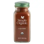 Pimienta de Cayena Orgánica, Libre de Ogm, 2.89 Oz Mezclas de Hierbas, Especias