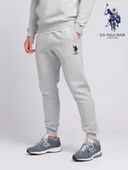 U.S. Polo Assn. Grey Mens Classic Fit Player 3 Joggers (B55016) | $127
