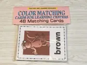 Color Matching - Flashcards for Preschool 52 Cards- Teaching supplies