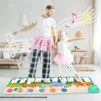 在飛比找樂天市場購物網優惠-【免運】可開發票 寶寶踩腳鋼琴音樂毯益智兒童多種功能音樂游戲