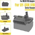 For Milwaukee 18V Convert to For Dyson V10 Series Vacuum Cleaner Battery Adapter