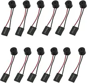 12pcs PC Motherboard Mini Speaker 2.54 Pitch 4 Pin Female Header Desktop Computer Case DIY Mini Plug Beep Alarm Buzzer
