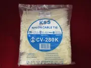 KSS White Cable Ties 1000 per pack 11"