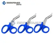 3 Blue Emt Paramedic Bandage Shears Ems Scissors 7.5"