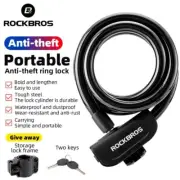 ROCKBROS 1.1M Bike Cable Lock Anti-theft Security Cycling Bicycle Lock With Key
