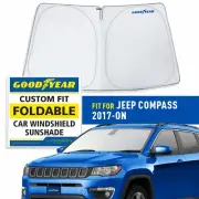 Front Auto Windshield Cover Car Windshield Sun Shade for 2017-2025 Jeep Compass