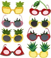 [BESTYASH] Dorable Boys and Girls Sunglasses 8pcs Festival Party Props Fruit Shape Eyewear for Photo Prop and Dec