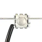 x20 Daken Electric Fence Galvanised Claw Line Clamp - Takes multi wires!