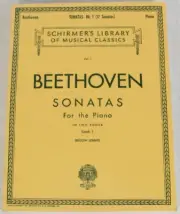 Schirmers Library of Music Classics Vol 1 Beethoven Sonatas For The Piano Book 1