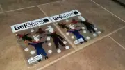 CHRISTMAS 2 PKGS GEL GEMS WINDOW CLINGS Children & Reindeer snowball fight CUTE