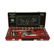 Sidchrome SCMT10356 Socket Set Metric/AF 1/2" 42pcs
